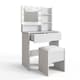 image 4 of Eva LED Dressing Table Set | White | White