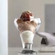image 5 of Clear Glass Footed Dessert Bowl Ice Cream Sundae Fruit Cocktail Salad Cups 305ml | Clear | 6 Glasses