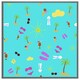 image 1 of Beach cartoons (Picture Frame) Grey | XS