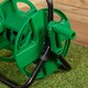 image 2 of Portable Garden Hose Pipe Holder / Reel - Holds up to 30m Hose | Green | Green