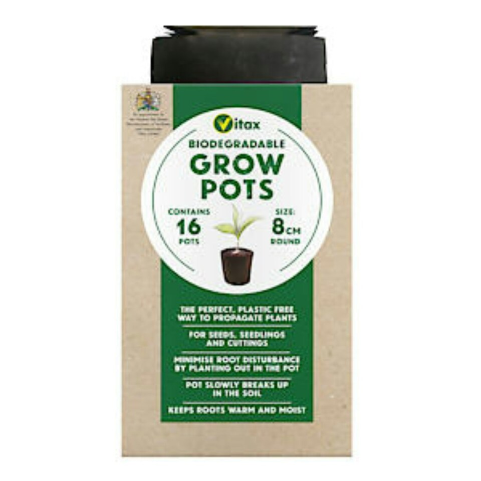 image 1 of Grow Pots – 8cm Round (Pack of 16) N/A