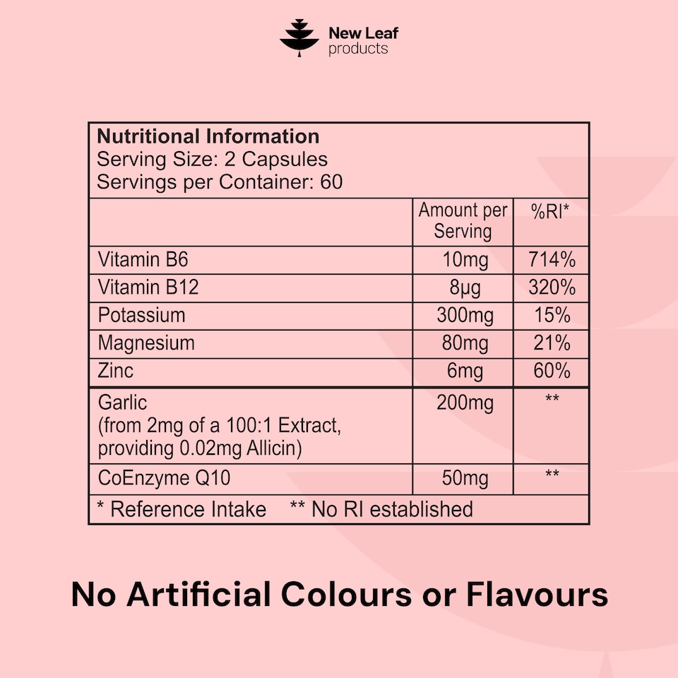 image 1 of Blood Pressure Support - Heart Health 7in1 Complex 120 Vegan Capsules