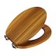 image 1 of Showerdrape Norfolk Soft Close Antique Pine Wooden Toilet Seat | Multi | 1