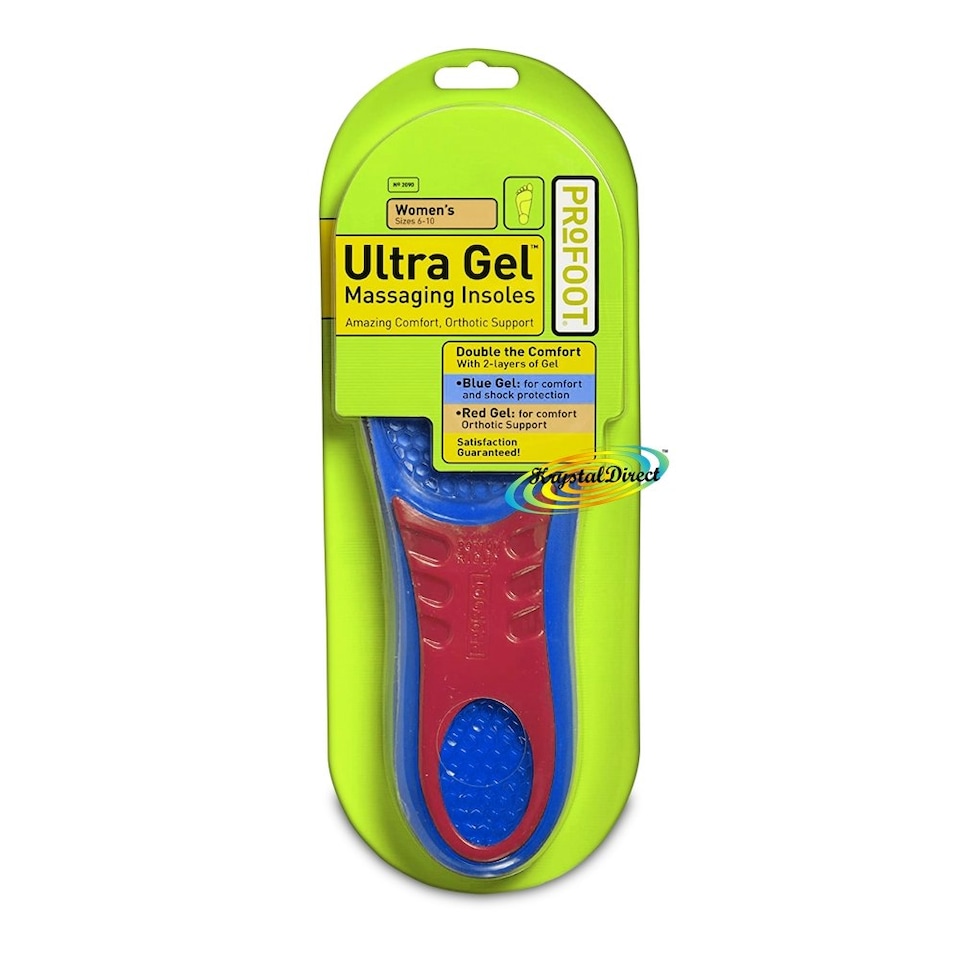 *D* Profoot ULTRA-GEL Massaging WOMEN Ortho Insoles