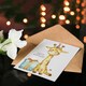image 4 of Cute Party Hat Cartoon Kids Girl Boy Giraffe Child Baby Birthday Card