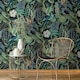 image 2 of Grandeco Botanical Wildlife Jungle Textured Wallpaper, Green Blue Teal | Blue | Blue & Green | 5.32