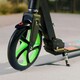 image 2 of Razor A5 Lux Kick Scooter - Large 8 Inch Wheels, Foldable, Adjustable Handlebars, Lightweight, for Riders up to 220 lbs, Light Up, Green
