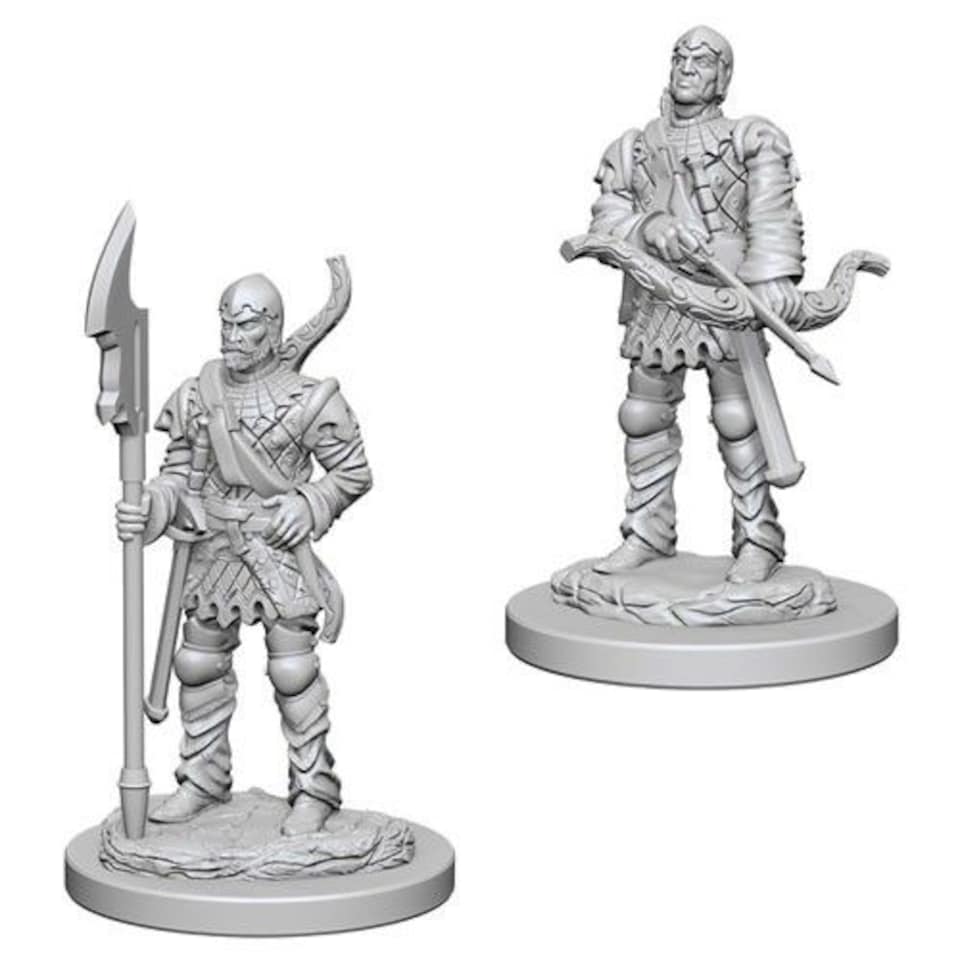 Pathfinder Rations Pathfinder RPG: Deep Cuts Unpainted Miniatures: Town Guards (Wave 4 ...