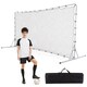 image 1 of COSTWAY Portable Soccer Rebounder Net Soccer Training Equipment w/Carry Bag