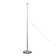 image 2 of ValueLights Modern Standard Floor Lamp Base In Brushed Chrome Metal Finish