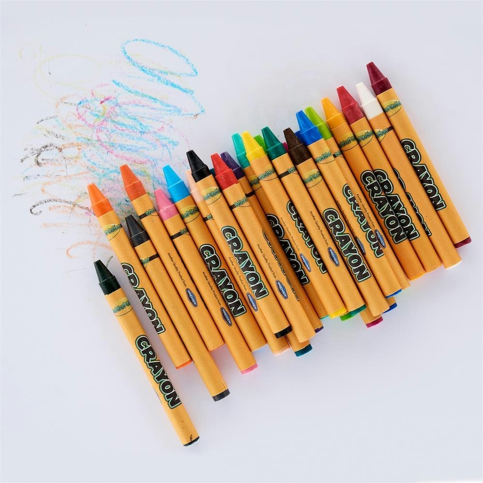 image 1 of Box of 24 Wax Crayons by World by Colour