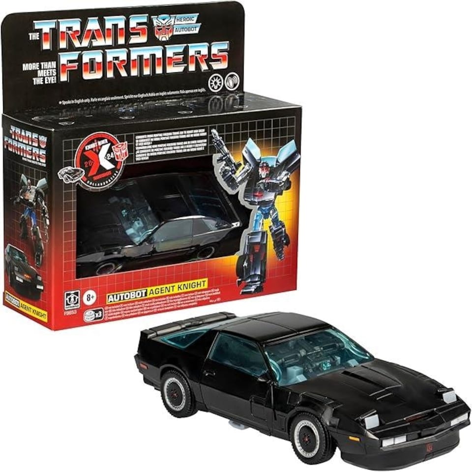 image 1 of Transformers Heroic Autobot Knight Rider Agent Knight Light and Sound Hasbro F9653
