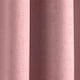 image 3 of Vogue Blush Curtains 66 x 54 inch (168 x 137 cm) Room Darkening Eyelet Thermal Noise Reducing Curtains for Bedroom and Living Room