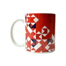 Arsenal FC Particle 325ml Mug - Red/White - One Size