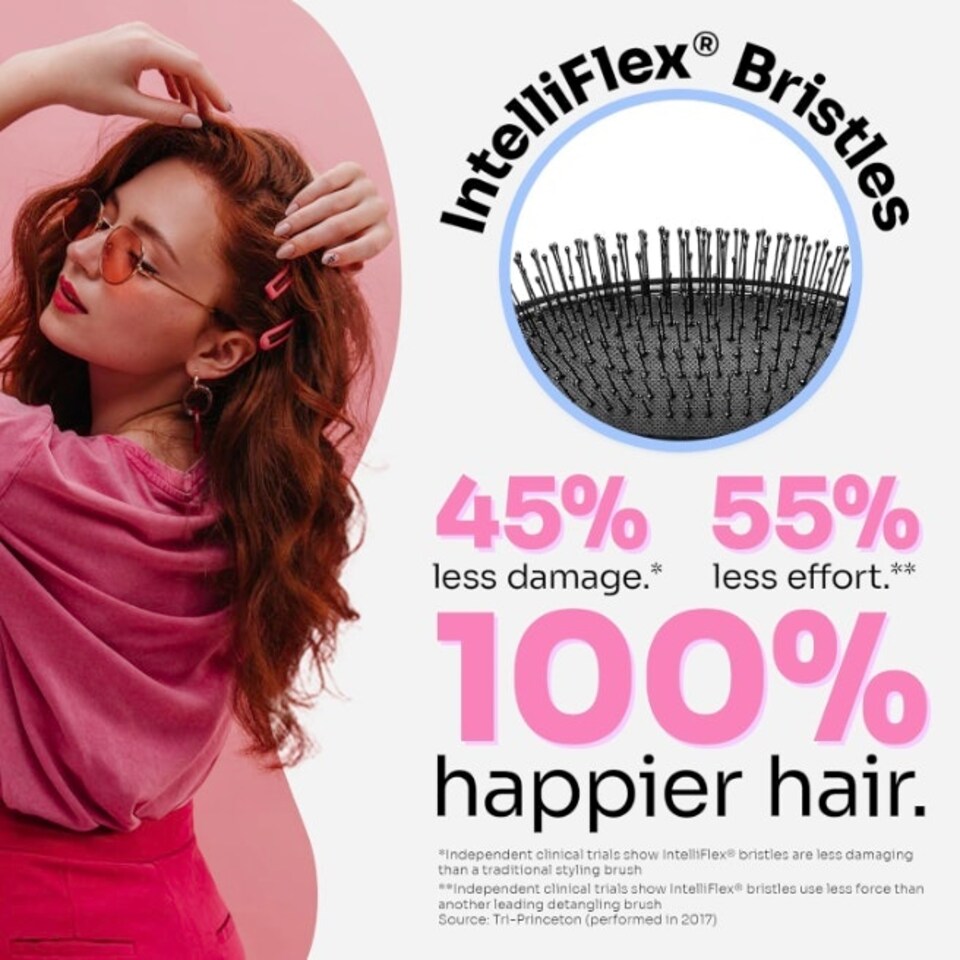 image 1 of WetBrush Original Detangler Hair Brush Gently Separates Knots With Ease, For All Hair Types, Amazon Exclusive Colour, Aqua