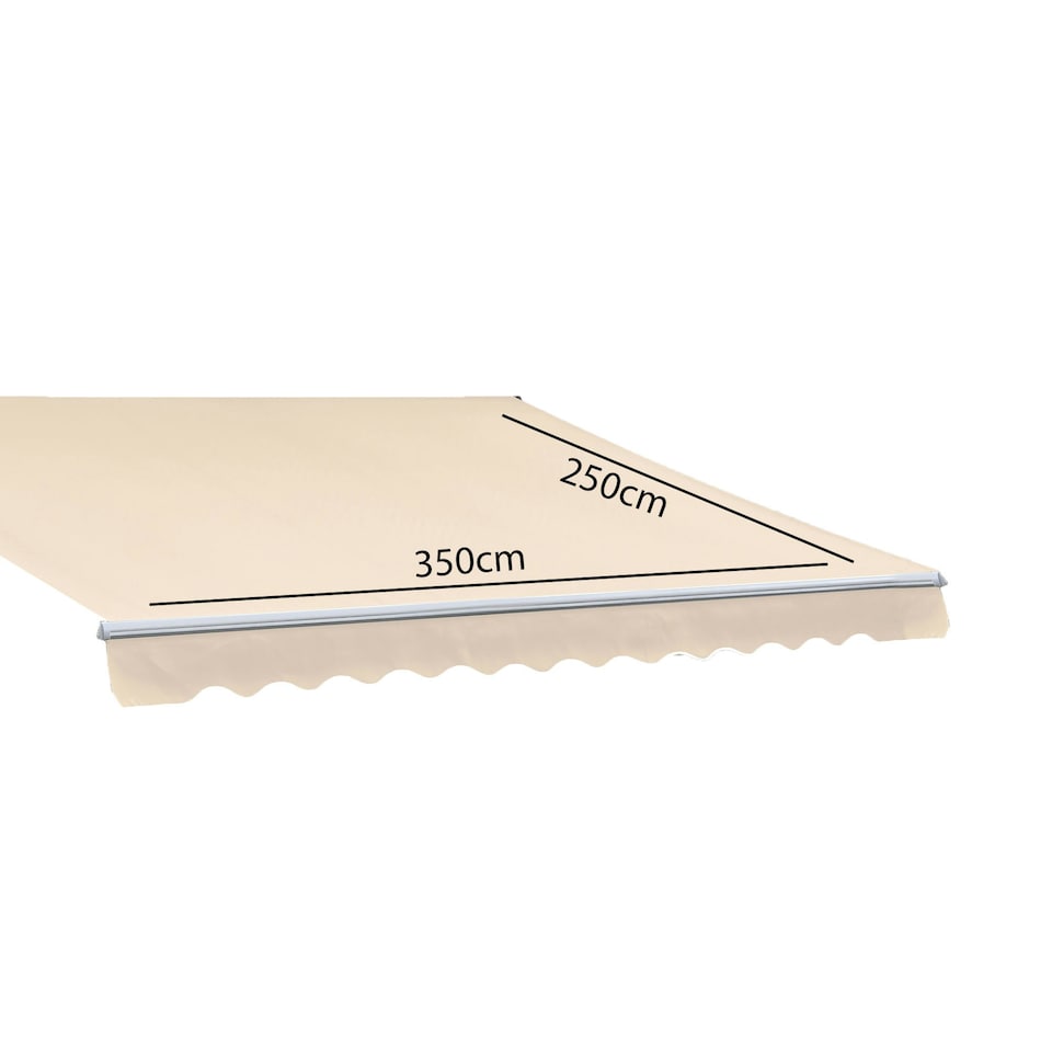 image 1 of Greenhurst Balmarol Beige Awning | Brown | 3.5m | 1