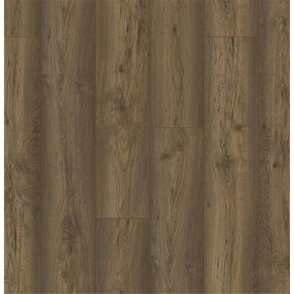 image 1 of PACK OF 10 (Total 10 Units) - Brown Oak 10mm Thick Laminate Flooring (17.3m2 Coverage)