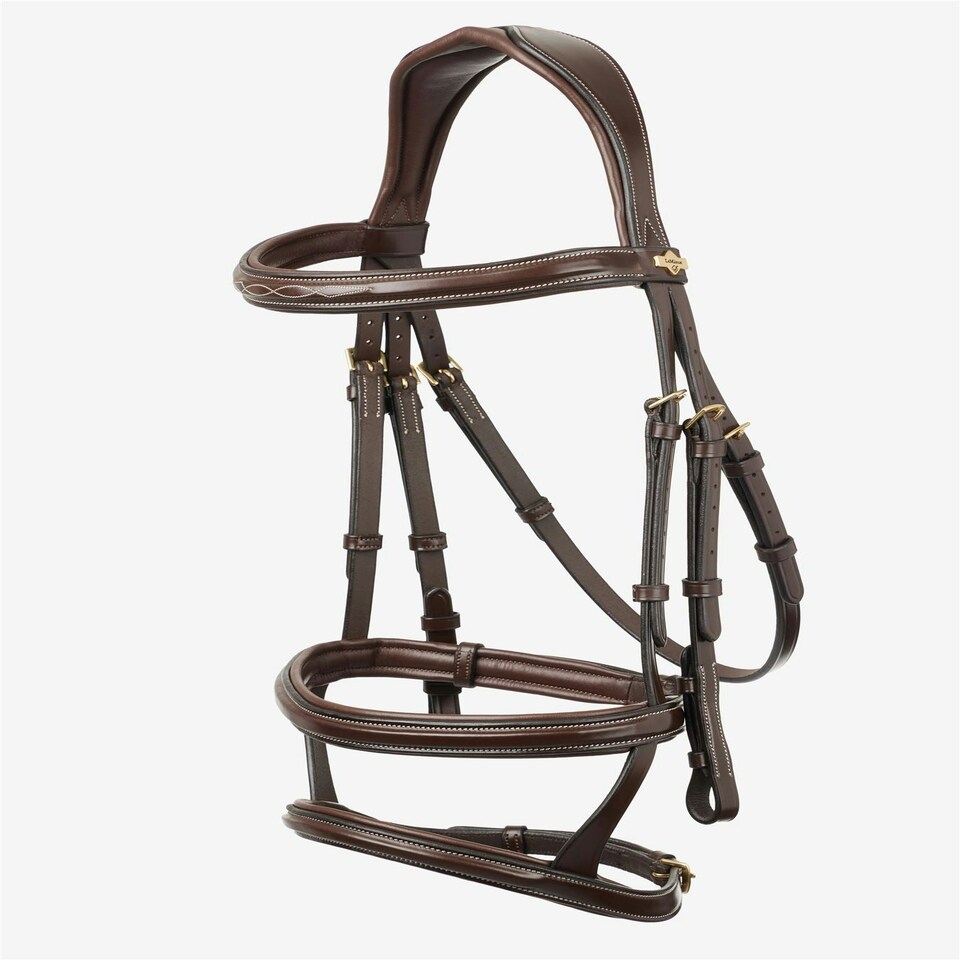 image 1 of LeMieux Kudos Double Noseband Bridle Black | Full