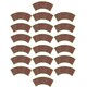 image 1 of Hook + Loop Mixed Grit Sanding Pads Sheets Sander sandpaper 40 - 120Grit 400pc