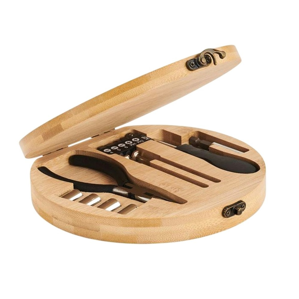 image 1 of MidOcean Bartlett Bamboo Tool Set - Wood - One Size
