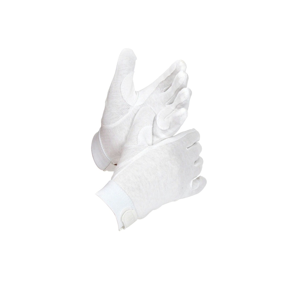 image 1 of Shires Unisex Adult Newbury Gloves - White - XS | White | XS