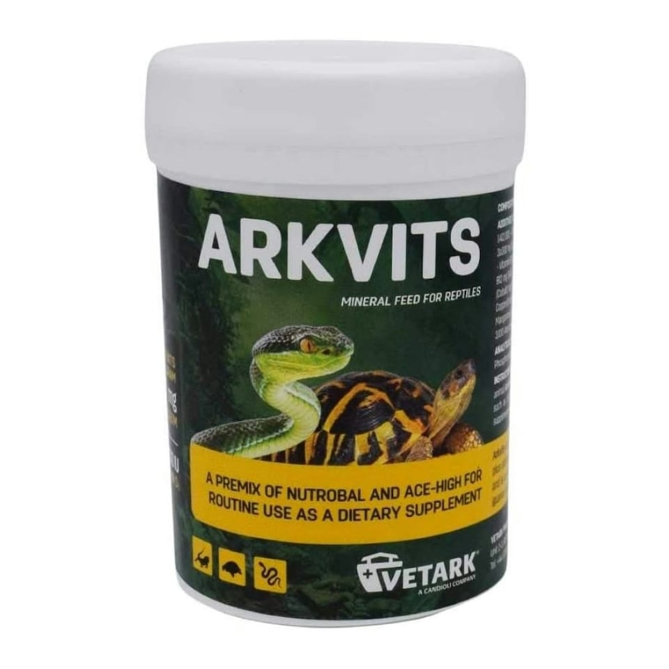 image 1 of Vetark Arkvits Mineral Feed Supplement For Reptiles 50g