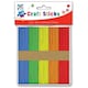 image 4 of Pack of 100 Plain and Assorted Lolly Craft Sticks - Loly