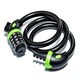 image 2 of Sport Direct 12mm x 85cm Bicycle Bike Waterproof Combination Lock With Bracket Black