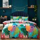 image 2 of furn. Coralina Tropical Palm Single Duvet Cover Set