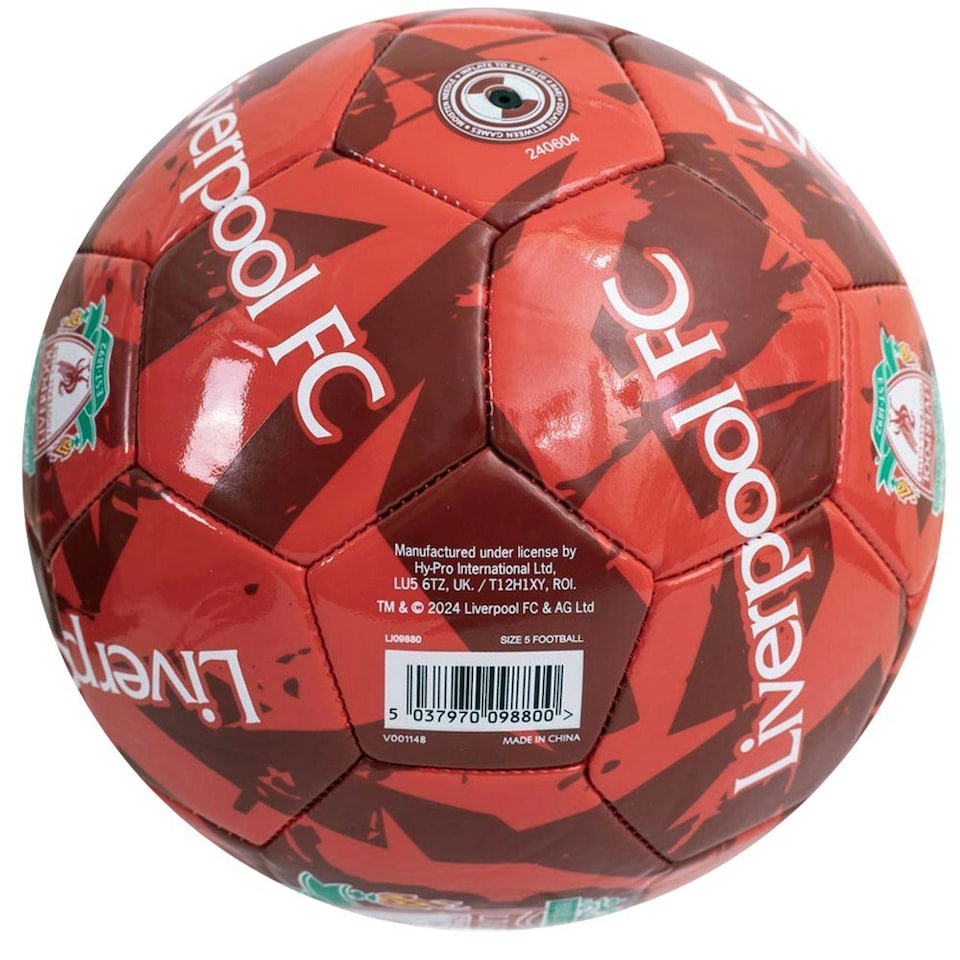 image 1 of Liverpool FC Graffiti Football - Red - 5