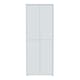 image 3 of Alice Springs Tall Shoe Cabinet with 4 Doors Push-to-Open in Light Grey