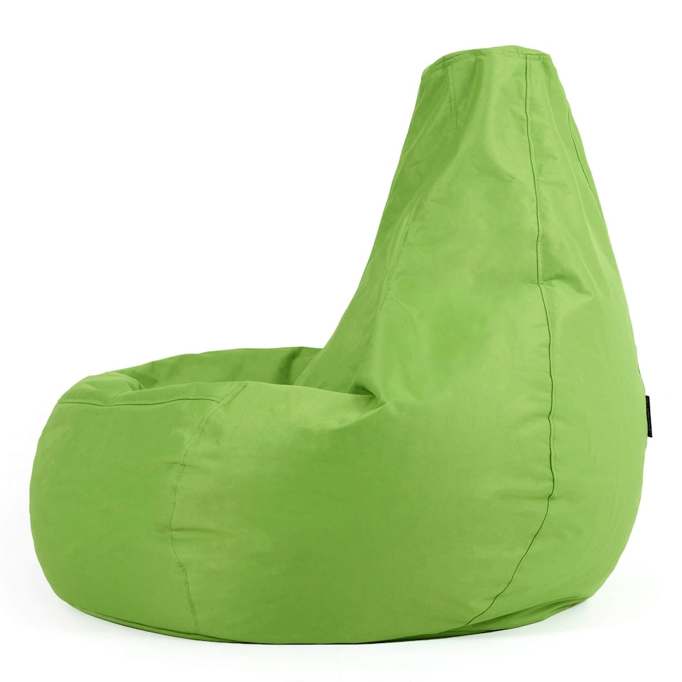 image 1 of icon Recliner Indoor Outdoor Bean Bag Lime Green Bean Bag Chair Green