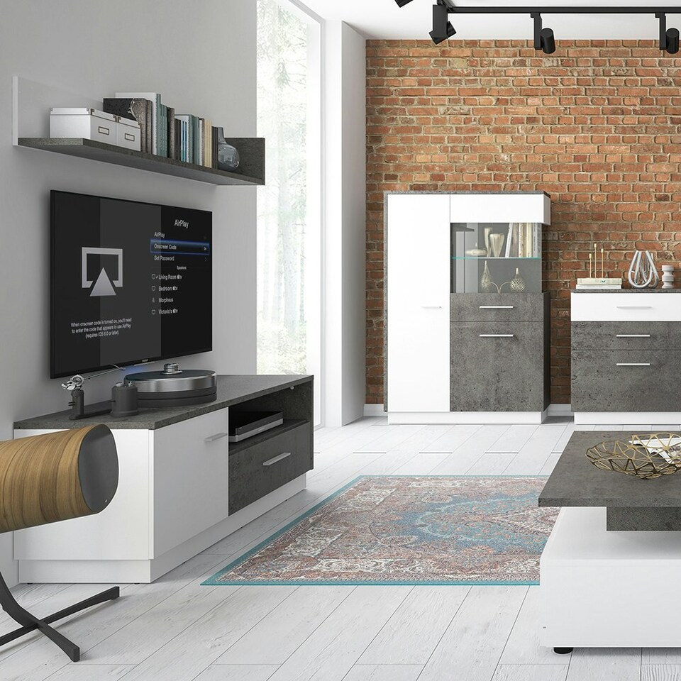 image 1 of Zingaro 1 Door 1 Drawer TV Cabinet