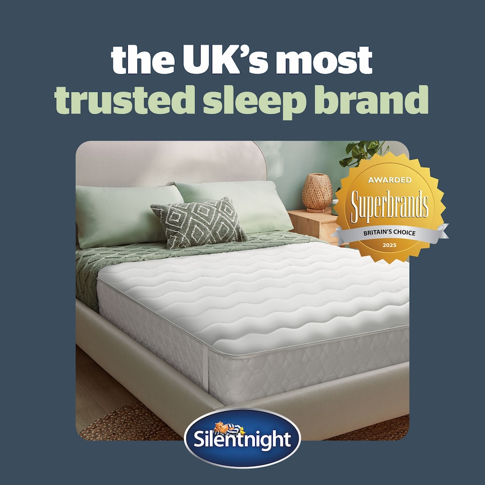 image 1 of Silentnight Premium Anti-allergy Mattress Topper | White | 1