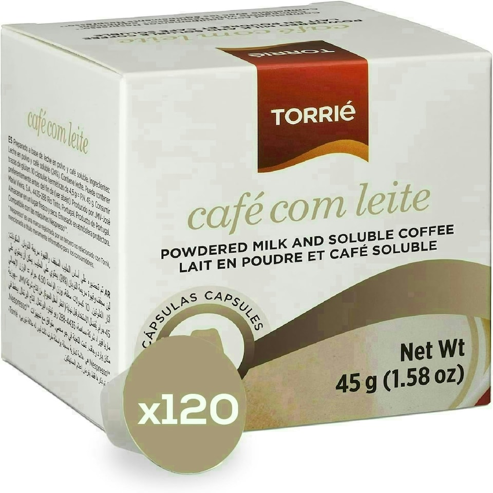 image 1 of Instant Coffee with Milk Nespresso ® Compatible Coffee Capsules (120 Pods)