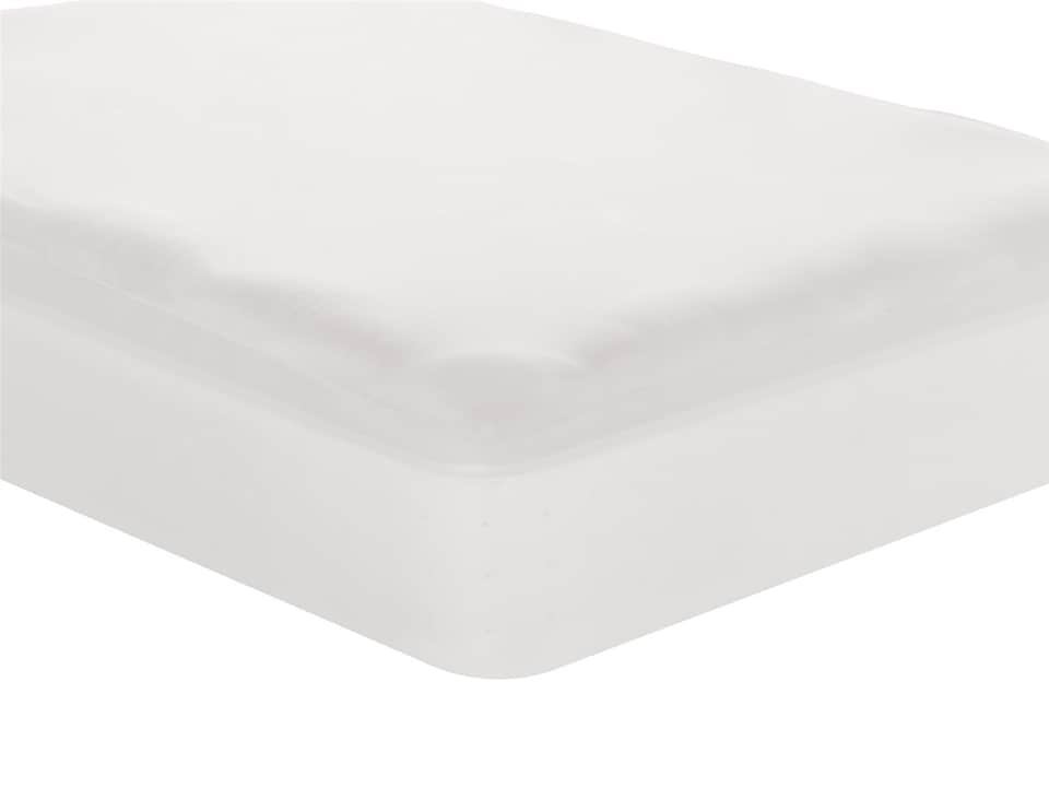 image 1 of Mattress Protect Cotton Smooth Mattress Protector - Double | White | Double | 1