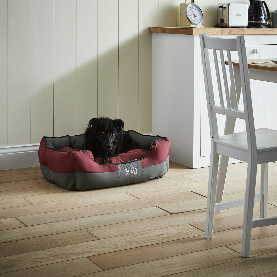 image 1 of Water resistant Dog Bed, water resistant, washable, small to large sizes - Bunty Anchor Red | XL
