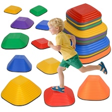 AIYAPLAY Balance Stepping Stones, 11-Piece Sensory Toy for Ages 3-8 Years