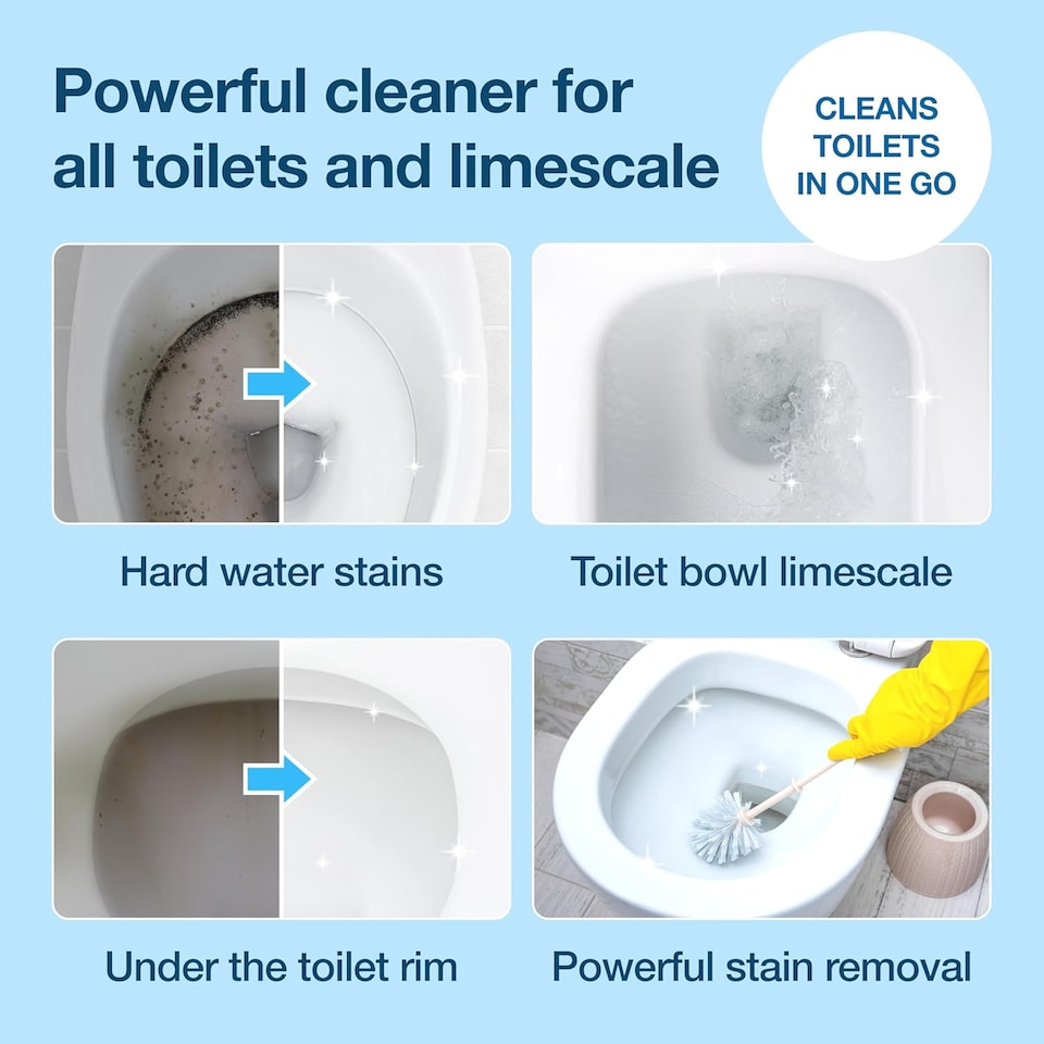 image 1 of HG toilet cleaner gel super powerful 0.5L | Clear | 1