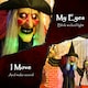 image 3 of Outsunny Voice Activated Halloween Animatronics Standing Witch & Skull Staff