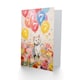 image 2 of Flowers Kitty Balloons Age 7 Year Old Cat Child Kids 7th Birthday Card