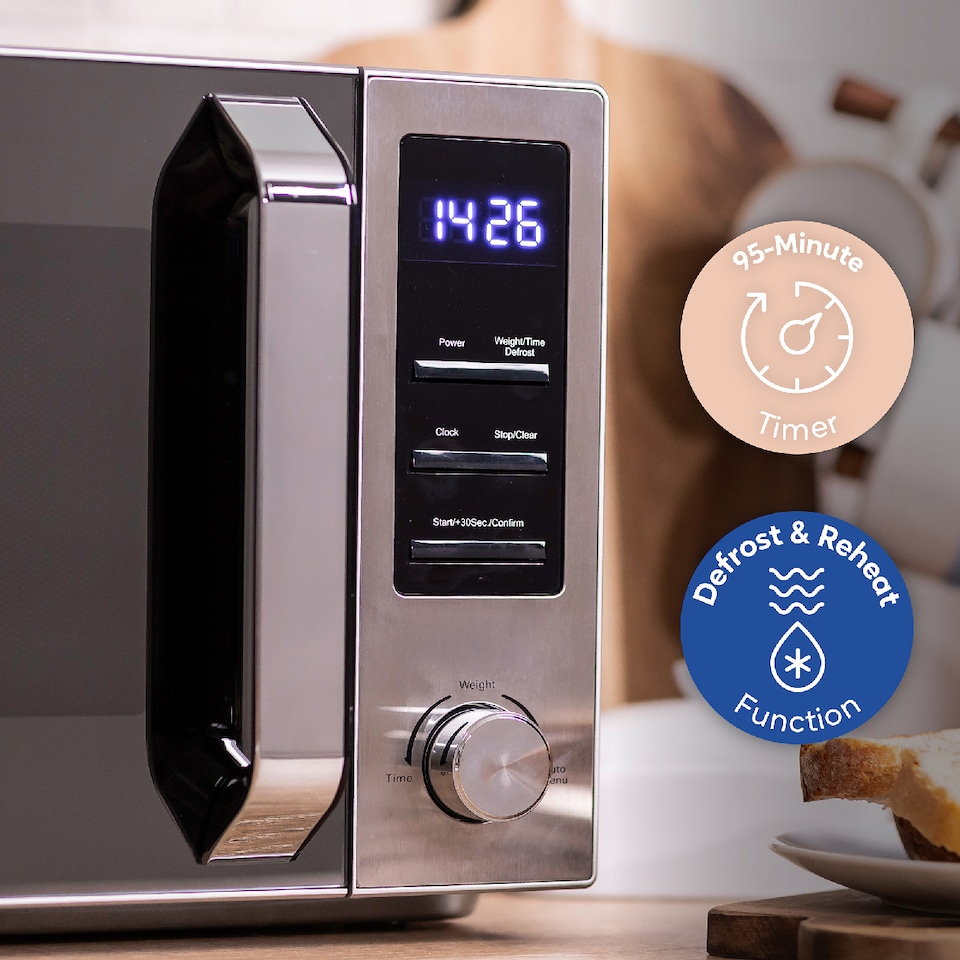 image 1 of Russell Hobbs RHM2372SS, 23L Digital Microwave in Stainless Steel