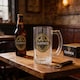 image 2 of Guinness Limited Edition Glass Tankard - Large Classic German Stein Tankard Pint Glasses Birthday Fathers Day Gift Drinking Cup Set for Craft Ale, Lager