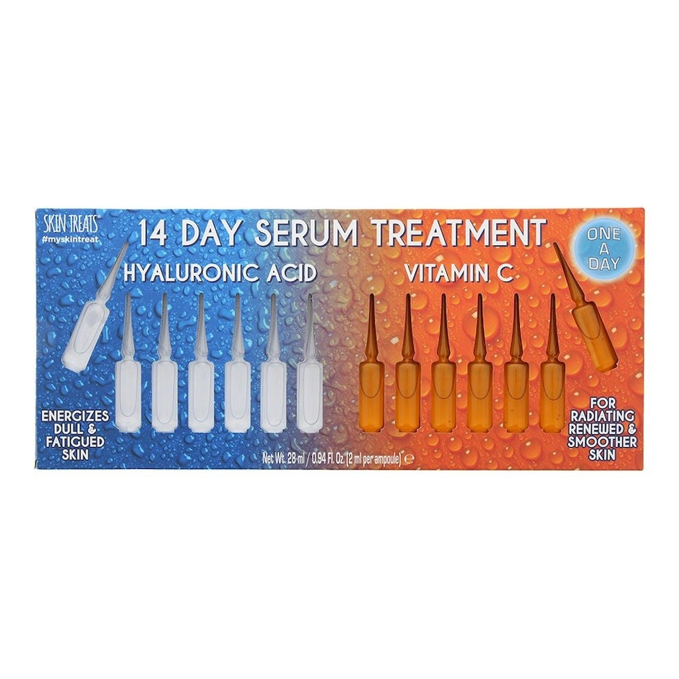 image 1 of Skin Treats Hyaluronic Acid & Vitamin C Serum Ampoules Set - 14 Pieces