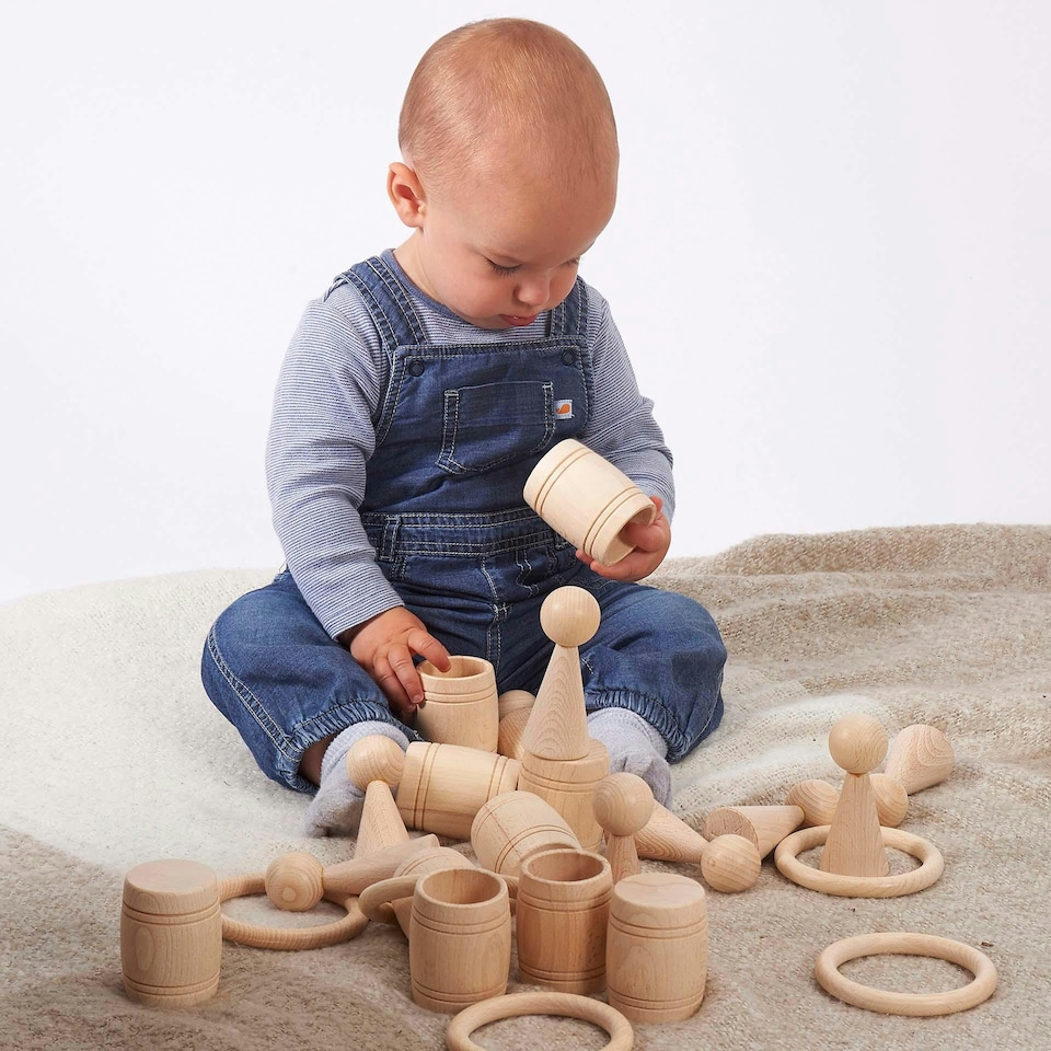image 1 of Natural Wooden Figures