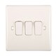 image 3 of Dencon Slimline 10A 2way Switch to BS3676 - White - 2 Gang