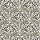 image 1 of Muriva Elegance Bellflowers Wallpaper - Charcoal/Cream - 10m x 53cm Black