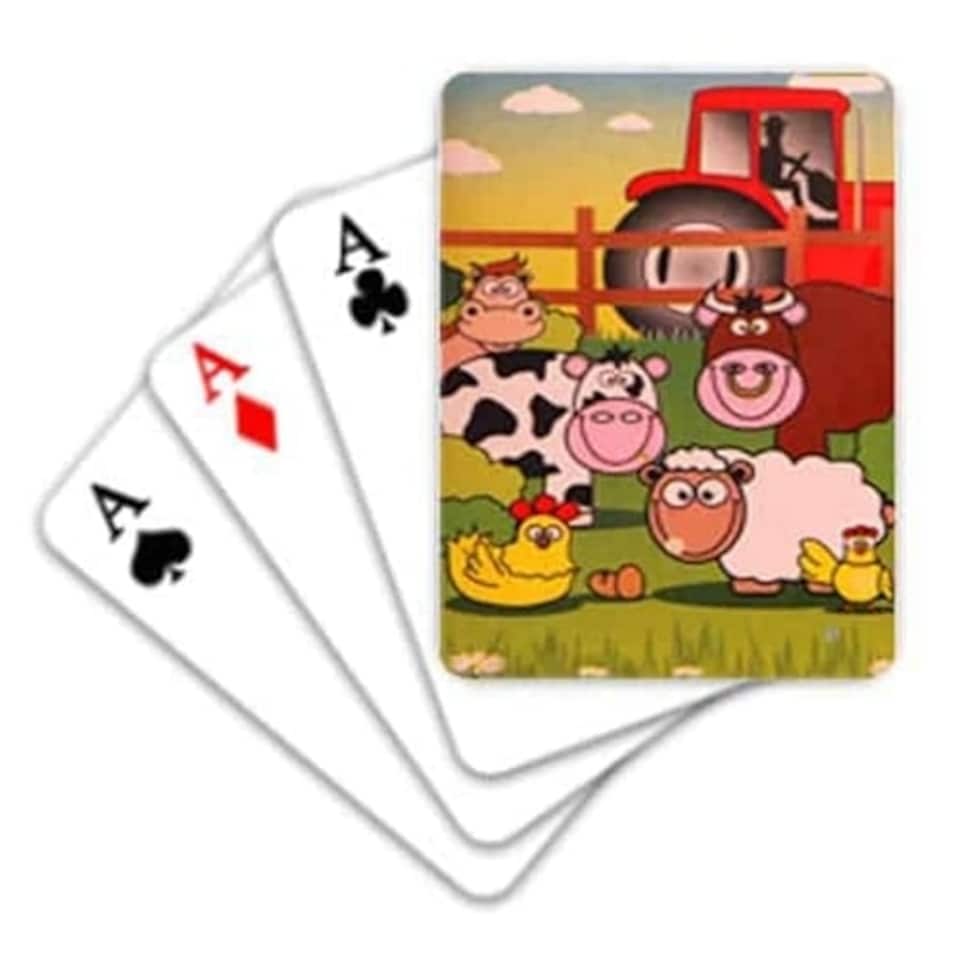 Farm Mini Playing Cards - Pack of 6
