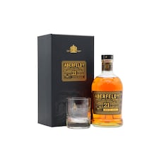 Aberfeldy - Highland Single Malt Scotch 21 year old Whisky (Includes Branded Glass)
