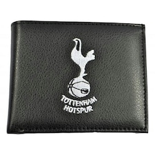 Tottenham Hotspur FC Embroidered Bi-Fold Wallet - Black/White - One Size